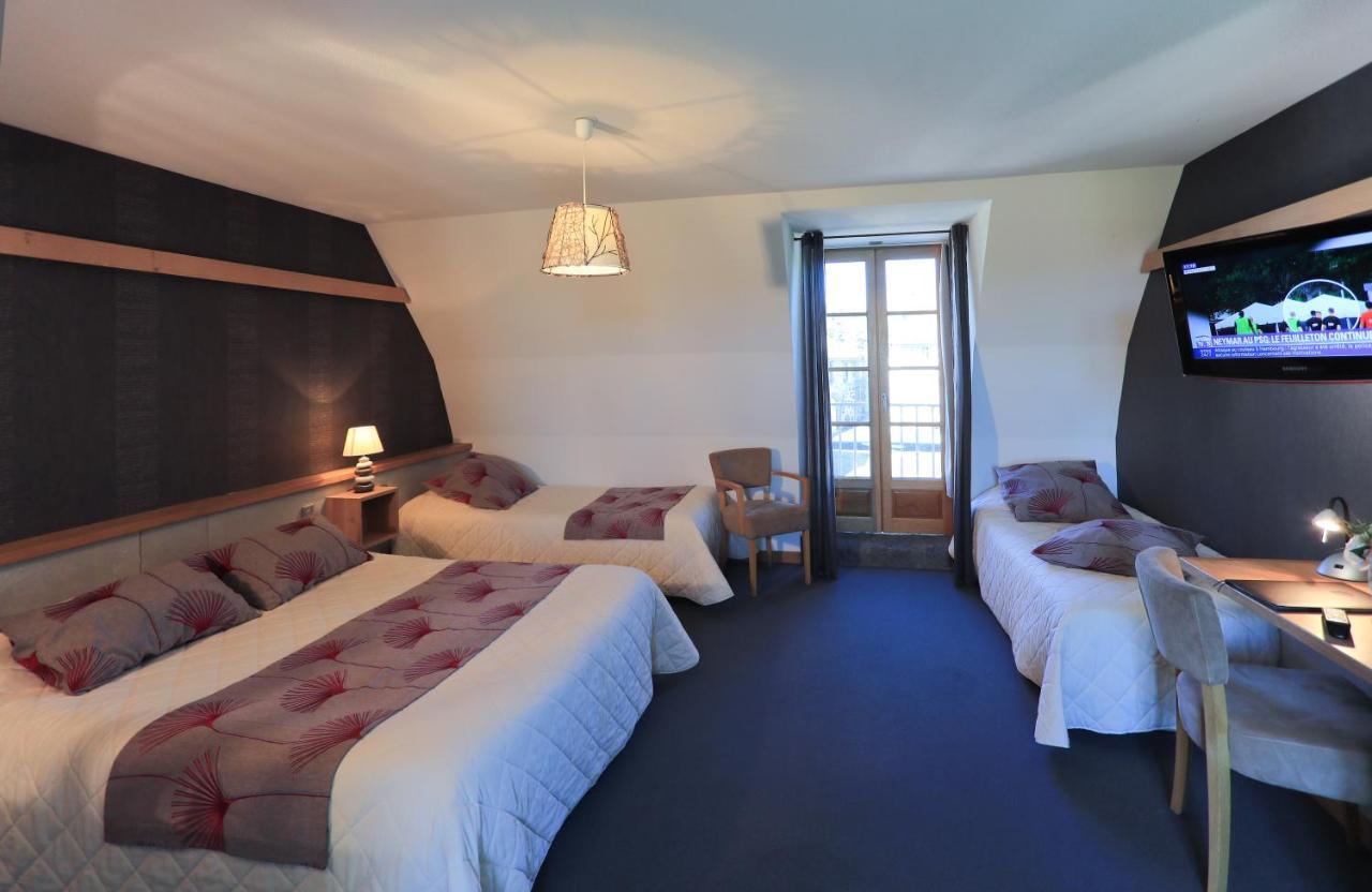 Logis Hotel Restaurant & Spa Les Remparts Salers Eksteriør billede