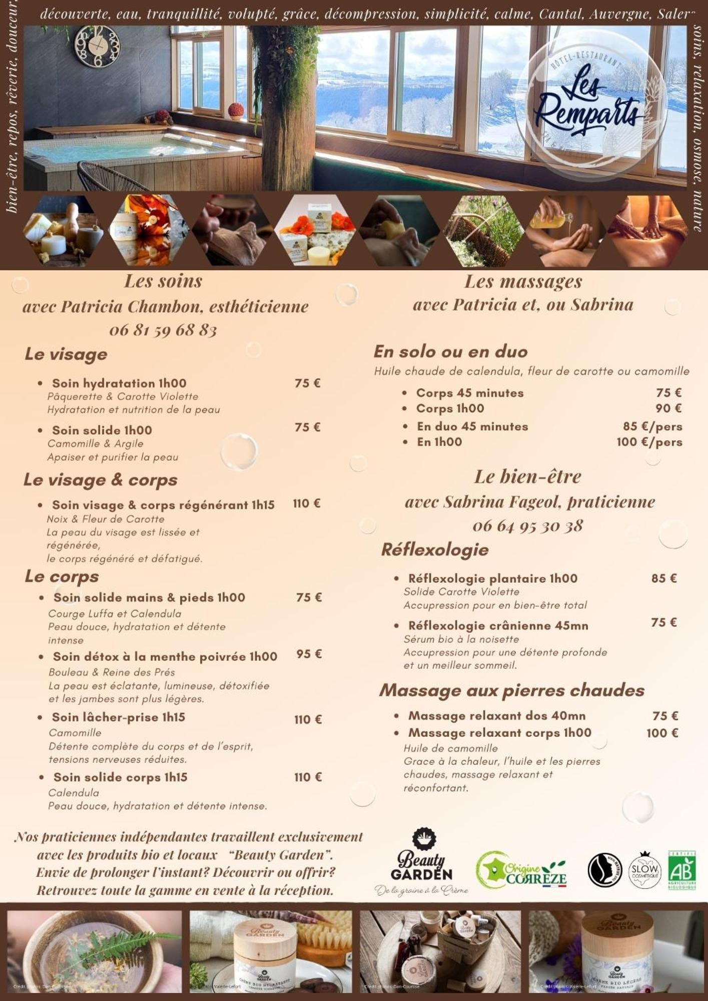 Logis Hotel Restaurant & Spa Les Remparts Salers Eksteriør billede