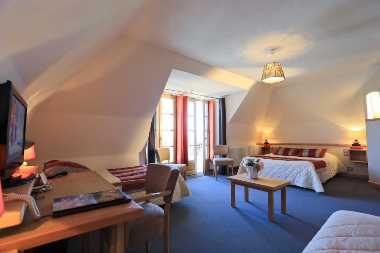 Logis Hotel Restaurant & Spa Les Remparts Salers Eksteriør billede